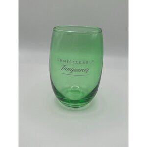 Unmistakably Tanqueray New in Box Green Glass 5" tall